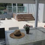 Cobertura Santorini Nova Com Spa E Solario Na Praia Grande